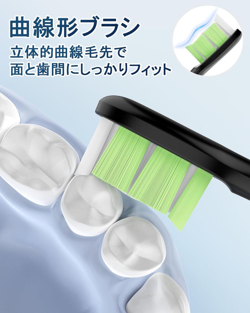 Ofashu Replacement Brush Heads for Philips Sonicare Electric Plaque and with Hygiene for Home and Travel Regular Toothbrushes, Removal, DiamondClean,