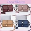 Borsa a tracolla piccola classica in PU per donna con design color block per l'uso quotidiano