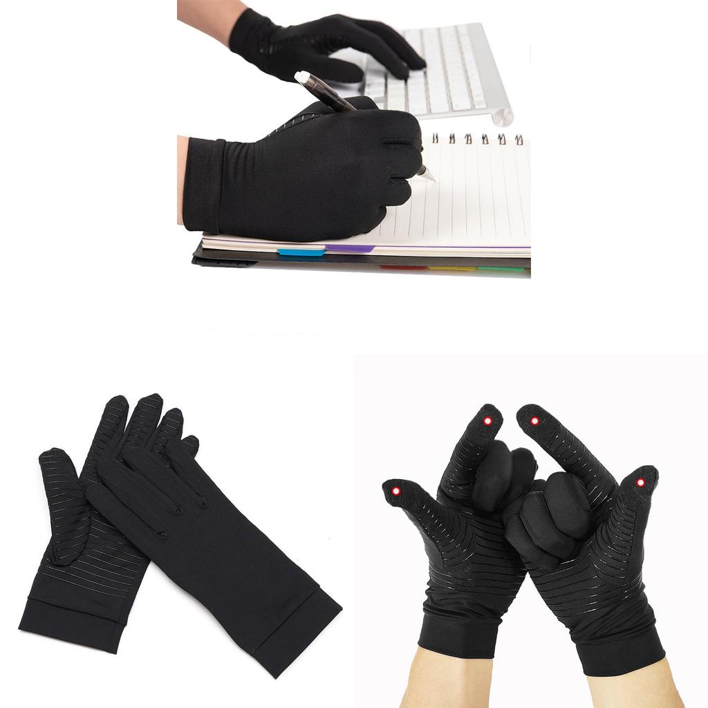 Copper Fiber Cycling Gloves With Nonslip Grip For Men And Women