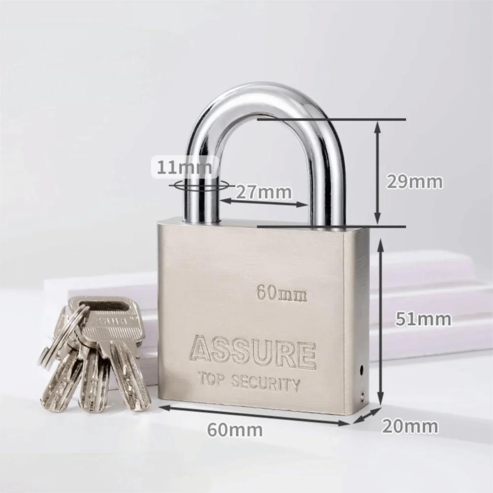 Cadenas pour armoire de dortoir en métal Antivol Anti-levier Conception Lock de sécurité pour valise Avec clés Imperméable