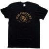 Herren Foo Fighters Arched Stars Slim Fit T-Shirt Klein Schwarz