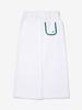 BBC EARTH W Terry Long Skirt_White