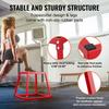 Plyometric Jump Box, 18 Inch Plyo Box, Steel Plyometric Platform and Jumping Agility Box, Anti-Slip Fitness Exercise Step Up Box for Home Gym