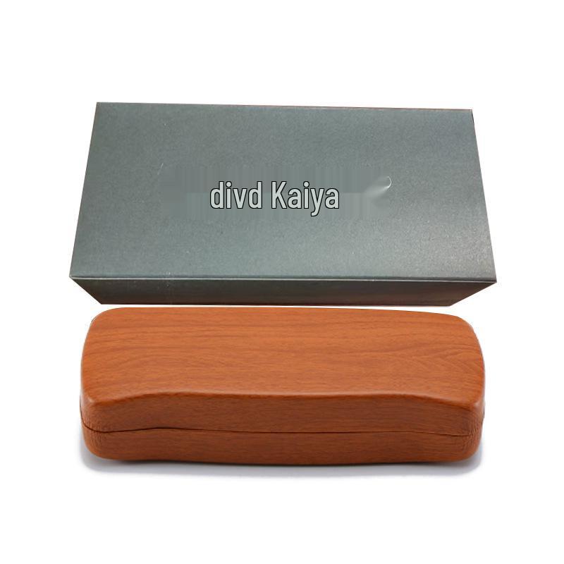 Japanese Retro Cotton Linen Glasses Case - Creative Square Tin Box for Prescription or Plano Glasses