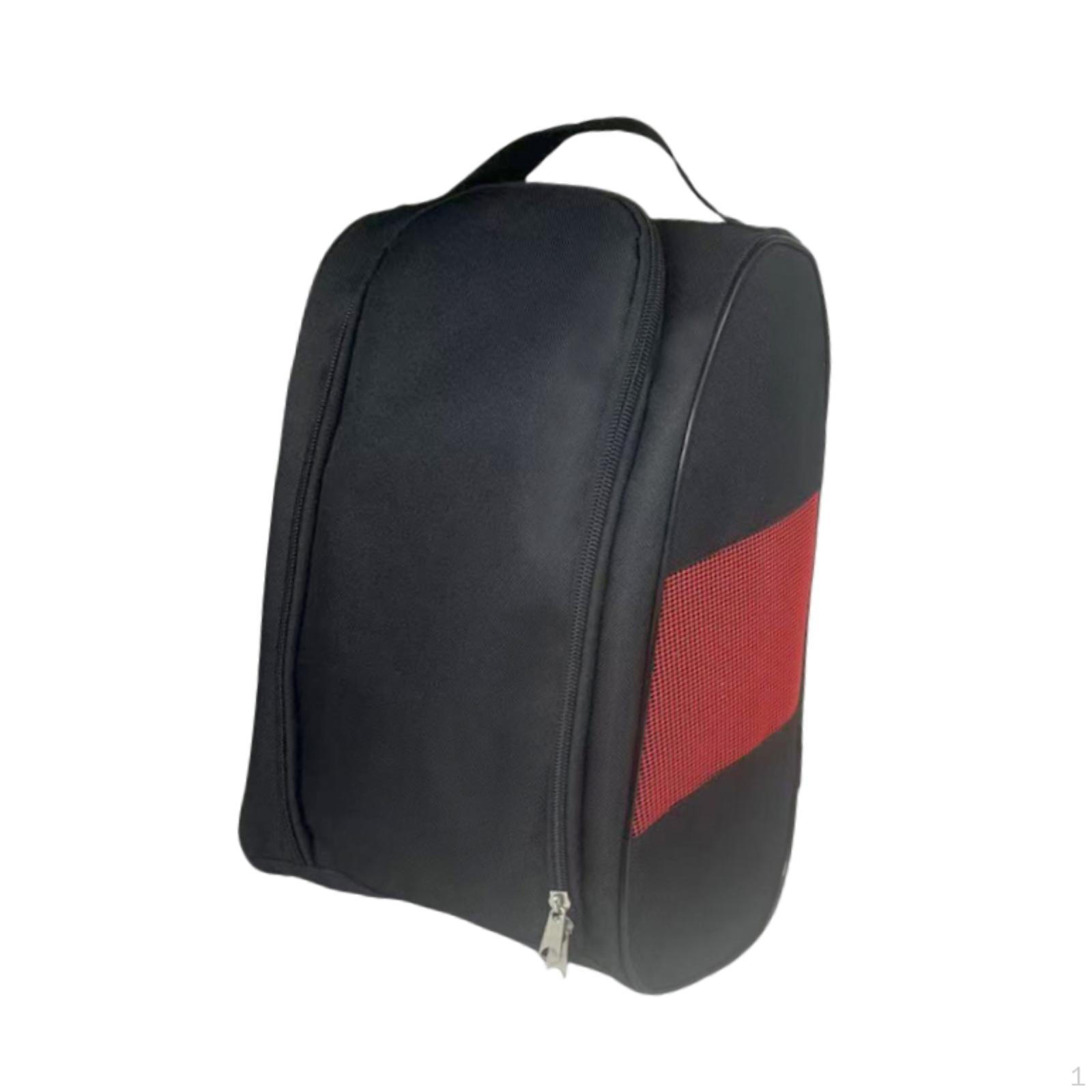 

Сумка для хранения обуви для гольфа, органайзер для дорожных принадлежностей Black Red