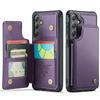 For Samsung Galaxy S23 S22 S21 S20 Ultra Wallet Case with Card Holder&RFID Blocking PU Leather Kickstand Magnetic Clasp Case
