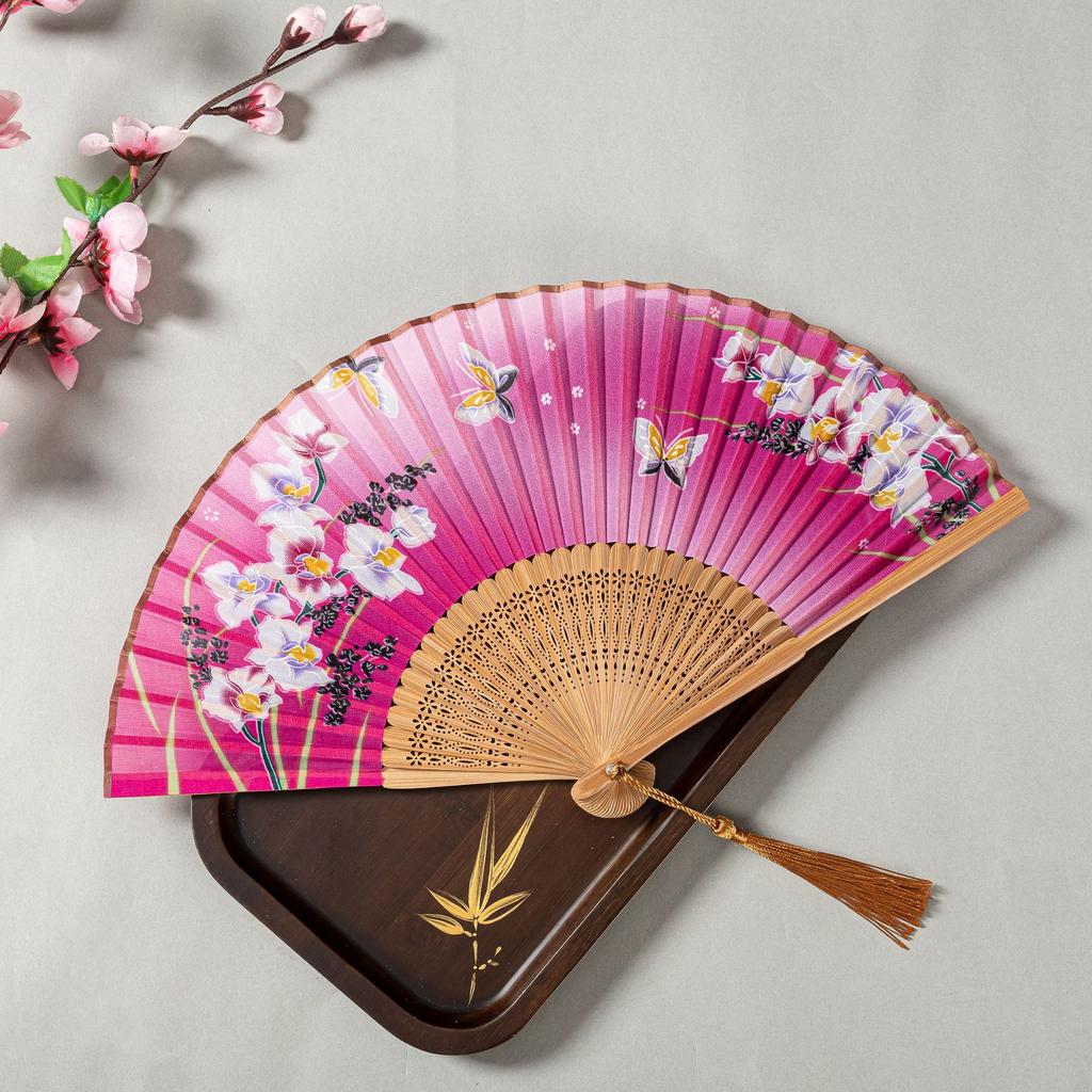 Japanese Fan Stylish Dance Fan Craft Fan Decorative For Party Women Photography
