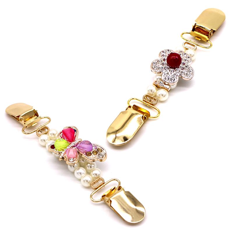 Pearl Sweater Clip Silk Scarf Button Vintage Duck Clip Shirt Dress Brooch Clip Cardigan Clip Clasps Blouse Shawl Fasteners Holder Clothing Accessories