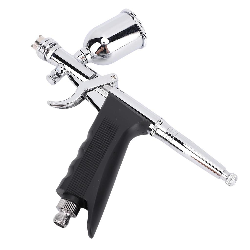 Airbrush Set Double Action Gravity Feed with A 0.3mm Rapid Release Nozzle 15cc Cup Painting Art Supplies