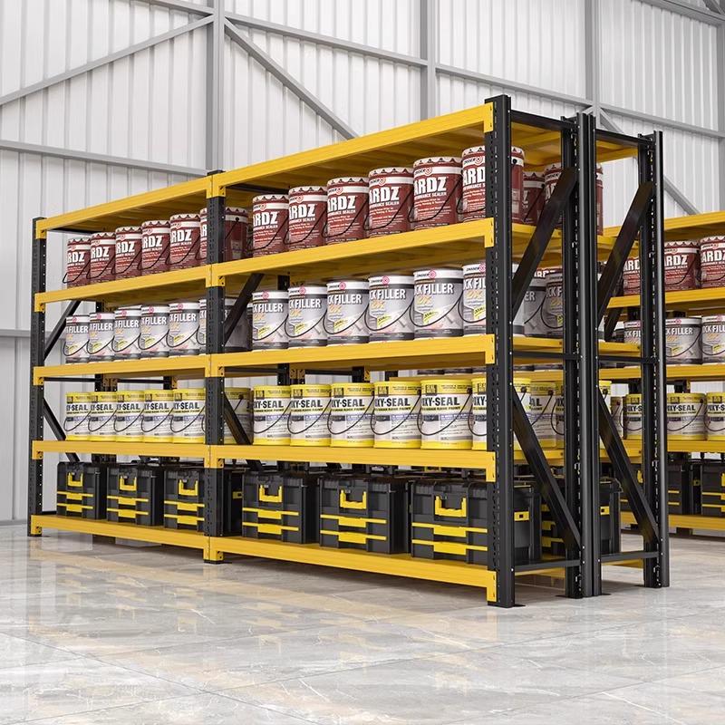 Heavy-Duty Industrial Warehouse Storage Racks - Reinforced Multi-Layer Shelves for Express Goods