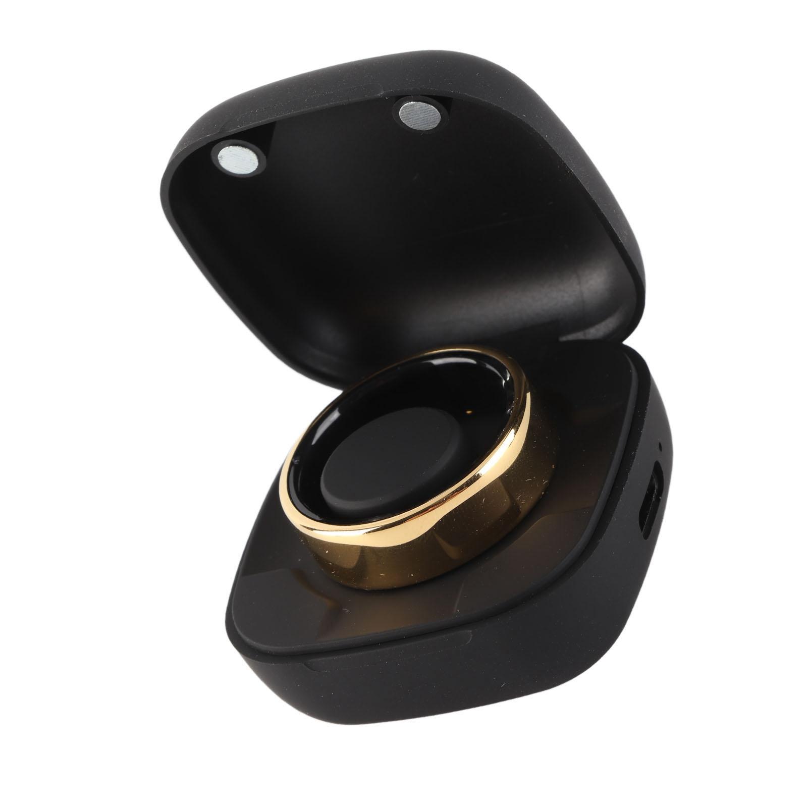 

Умное кольцо Спорт Сон Здоровье Мониторинг Удаленный уход IPX8 Водонепроницаемые Легкие Фитнес-Кольца с ID 17.3mm / .68in золотой