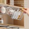 Clear Acrylic Cosmetic Organizer, Dust-Proof Drawer Storage Box, Stackable Storage for Makeup Swabs Cosmetics, for Bathroom & Shower