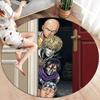 Onepunch Man Round Area Rug Carpet Rug For Living Room Bedroom Sofa Playroom Decor Nonslip Floor Mat