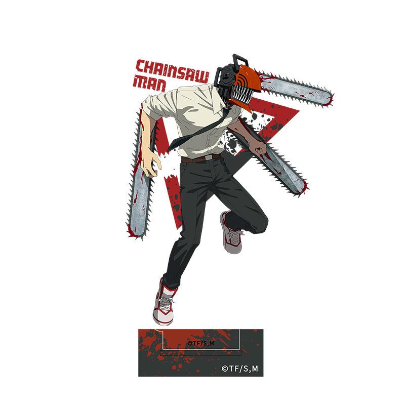 Chainsaw Man Acrylic Stand: Denji, Makima & Pochita Anime Merchandise Height: approx. 14~15CM