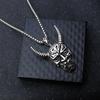 Street Prajna Mask Pendant, Hip-Hop Titanium Steel Necklace Personalized Men'S Necklace
