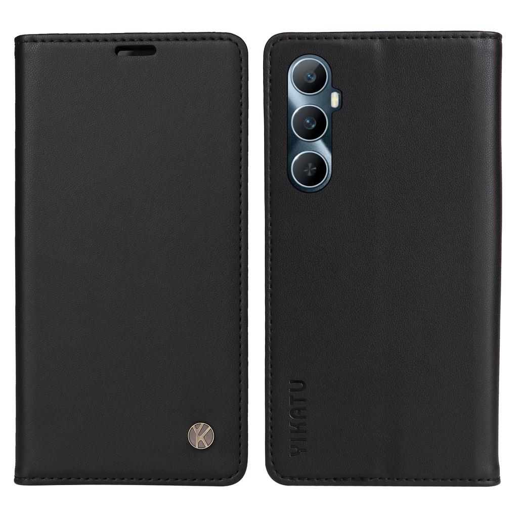 YIKATU YK-001 For Realme C65 4G Case Anti-Scratch Leather Wallet Phone Cover