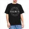 Salmos 91 Hino Religioso Abençoado Camisetas Masculinas Femininas Amor a Cristo Jesus Acessórios Camiseta Camisetas 100% Algodão