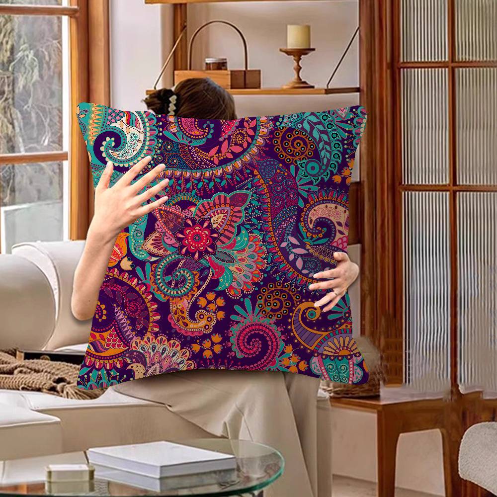 Badik Indonesia Batik Design Pillow Anime Pillow Sofa Bed Head Pillow Cover Cushion Cover 45x45 Cm Fashion