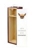 Chihuahua Krótkowłosy - Geometryczne Pudełko Ze Zdjęciem I Napisem Na Wino Marki Art-Dog