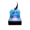 Creative Whale Ornaments Ocean Cubes Resin Luminous Ornaments Handcrafted Artworks Home Desktop Decorations Birthday Gifts