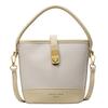 High-end niche contrasting color small bucket bag women's 2025 new Korean version fashion one-shoulder portable messenger bag