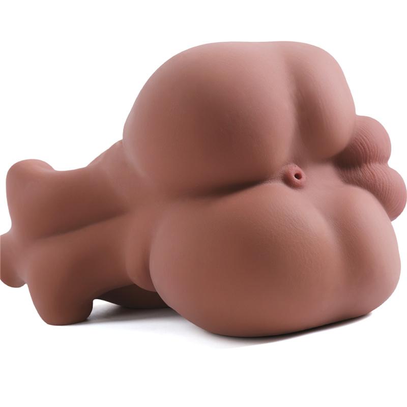 Realistic Breast+Penis+ Anus 4-in-1 Men Women Gay TPE Half Body Sex Doll Soft Lifelike Skin Adult Toy Masturbator Products