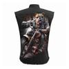 Spiral Direct Unisex Adult Top Dog Back Print Stone Wash Sleeveless Shirt