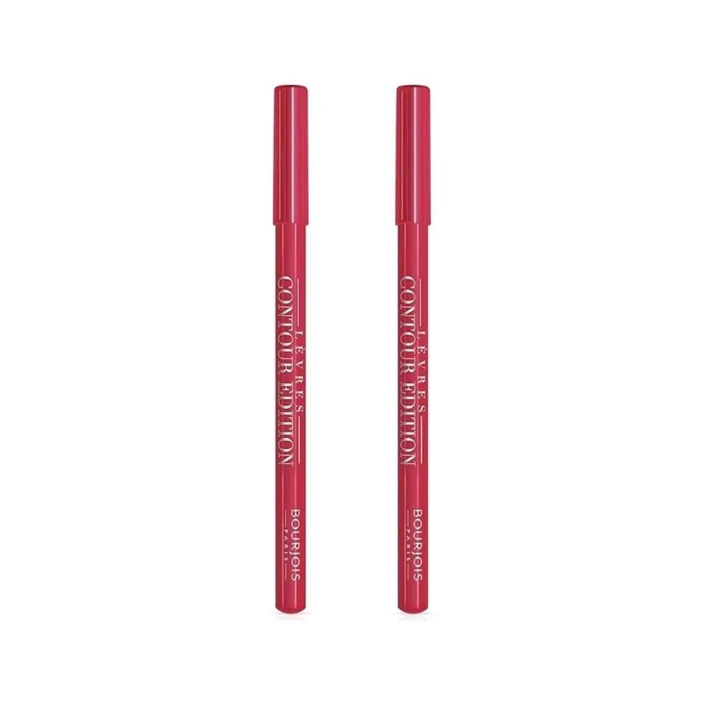 Bourjois 04 Show Comme la Fraise Pink Levres Lip Pencil 2-Pack Bourjois Levres Contour Edition Lip Liner