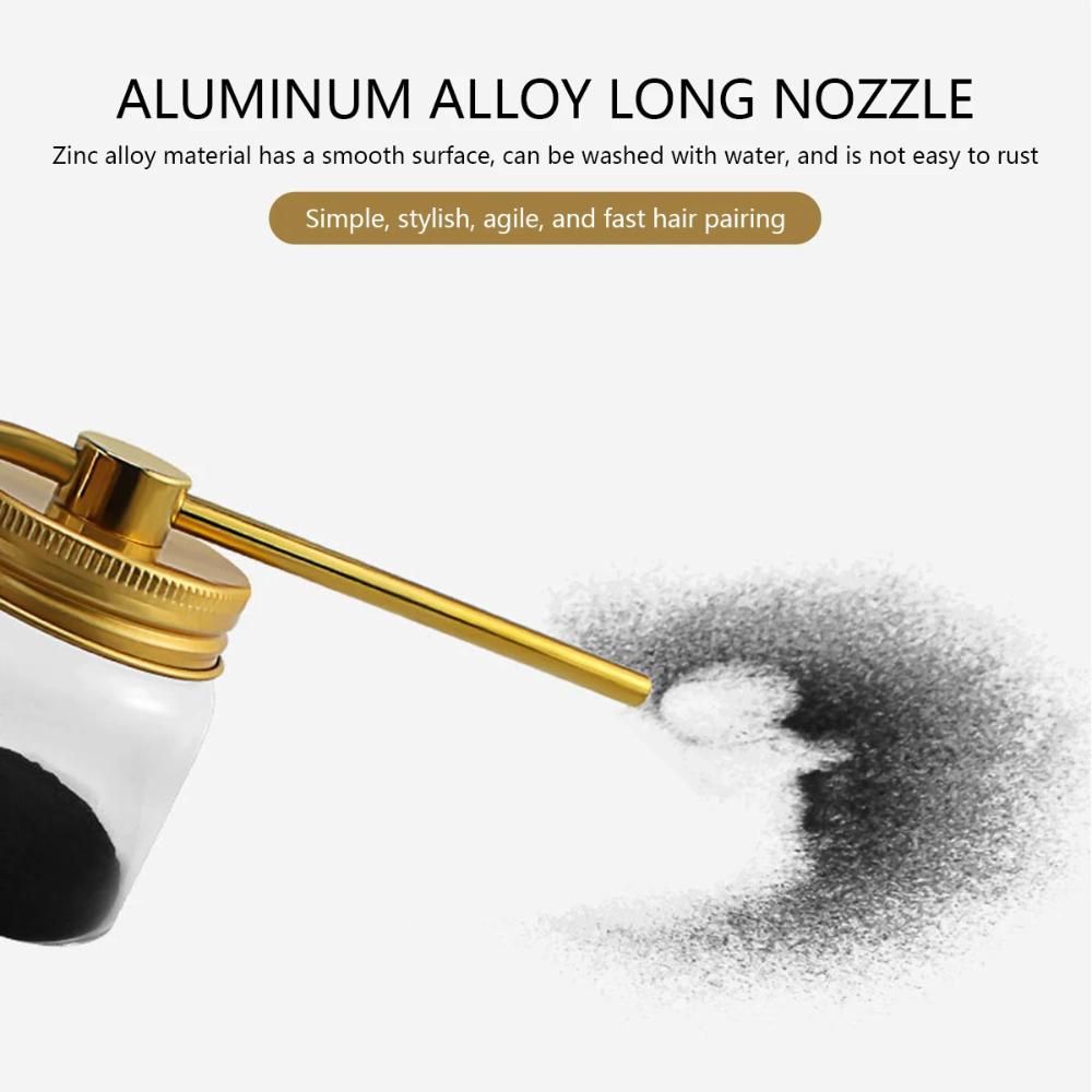 Talcum Hair Salon Powder Spray Bottle Talc Fiber Fiber Spray Applicator  Barbershop