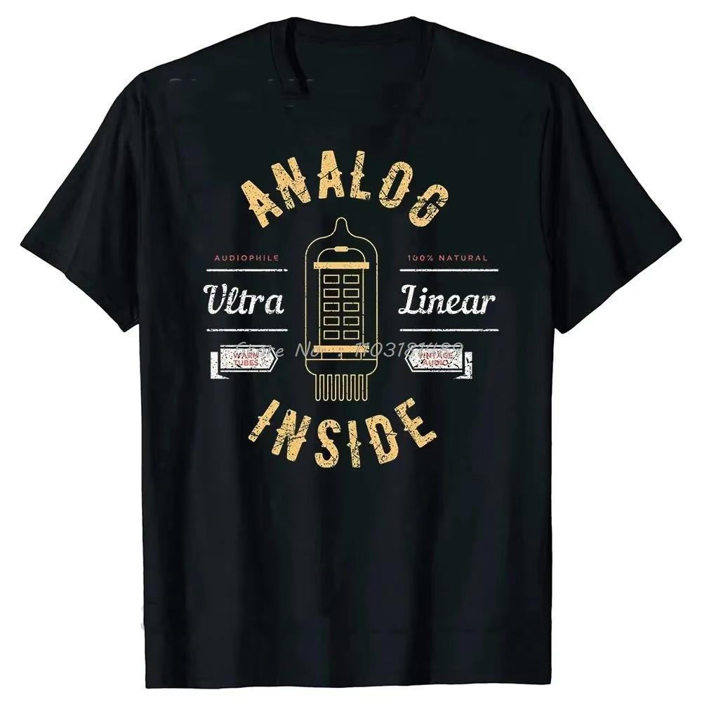 Summer Meter Music Sound DJ Retro Vintage Classic T Shirt Unisex Casual Short Sleeve Tees Tops Harajuku Analog Audio Unisexs Clothing