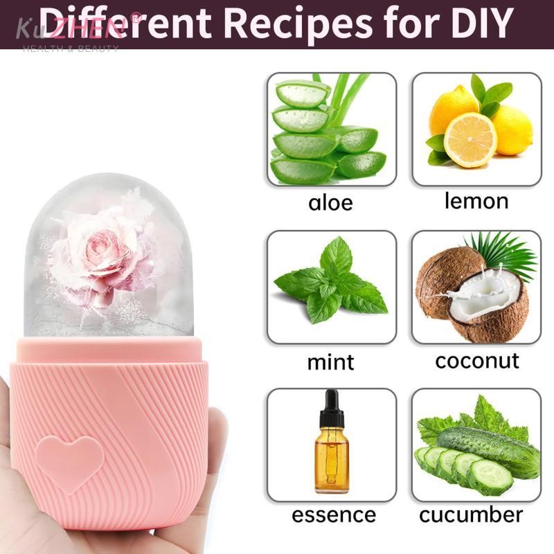 1PC Reusable Silicone Ice Cube Trays Beauty Lifting IceBall Face Massager Contouring Eye Roller For Beauty Facial Skin Care Tool