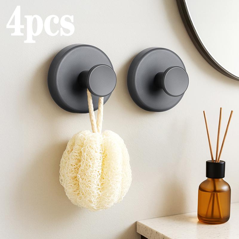 Suction Cup Hook Strong Vacuum Bathroom Suction Cup Hooks Waterproof Towel Holder Pp Durable Wall Hanger For Hanging Robe
