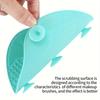Multicolor Makeup Brush Cleaning Pads, Apple-Shaped Silicone Scrubbing Pads With Suction Cups, Formaldehyde-Free For Efficient C