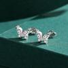 Tancise 925 Sterling Silver Zirkónové náušnice napichovacie náušnice pre ženy ako darčeky na svadobnú hostinu