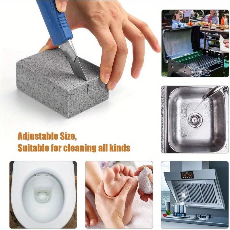 1-Pack Multi-Functional Grill Cleaning Brick - Outdoor Camping and Picnic BBQ Scrubber - Easy Cleaning