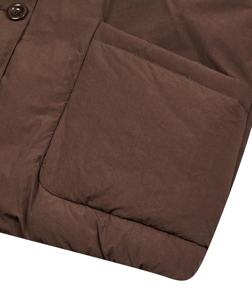 Typeservice Cotton Hooded Puffer Jacket [Brown]