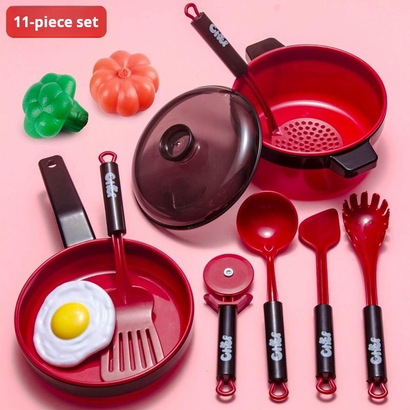 

Food Set For Kids Girl Cooking Kitchen Toys Baby Cutting Fruit Cooking Kitchen Utensils Children S Simulation Education Play