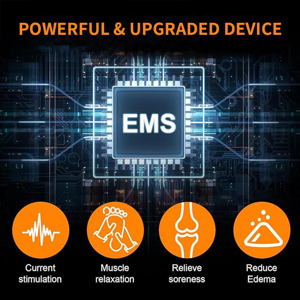 EMS Intelligent Foot Massager Shoe Improve Blood Circulation Electric Pulse Stimulator Massage Shoes Foot Pain Relief Tools