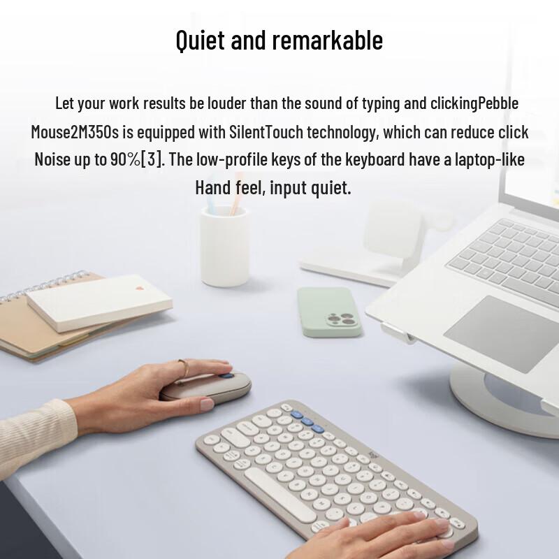 Logitech Pebble 2 Combo Wireless Keyboard and Mouse Set