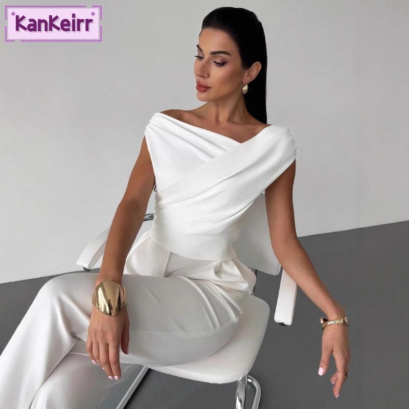 Kankeirr Women's Fashion Sleeveless Casual Blouses & Shirts