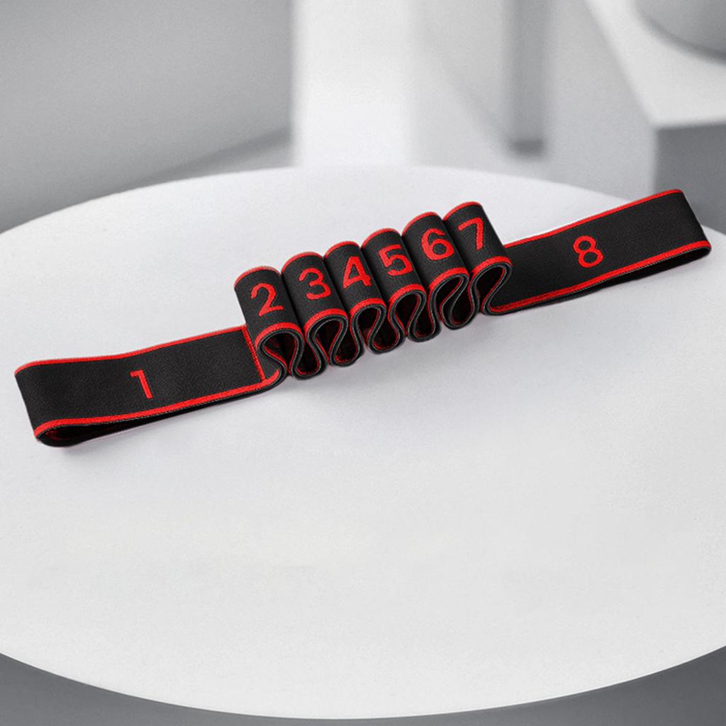 Resistance Bands Set For Dance Training Stretching Yoga Exercise With Numbered Segments For Kids And Adults