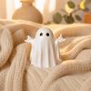 Halloween Gift for Kids Ghost Gnome Figurines, Resin Tabletop Decoration, Cute Party Supplies Statue, Decorative Ornaments Indoor Outdoor Home