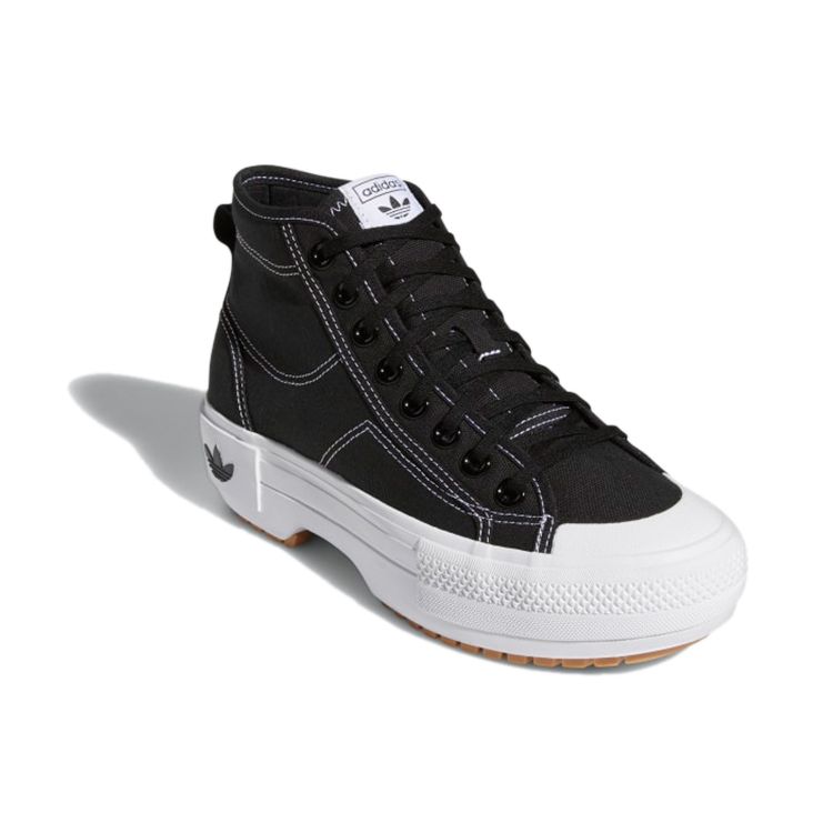 Adidas Nizza Trek Black White Women Sneakers Core-Black Cloud-White Gum GZ8857