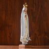 RR&LL Catholic Statue Our Lady of Fatima Virgin Mary Figure, Resin, 8.26x2.36x2.16 inch, White