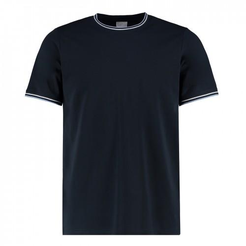 Kustom Kit Mens Fashion Fit Tipped T-Shirt