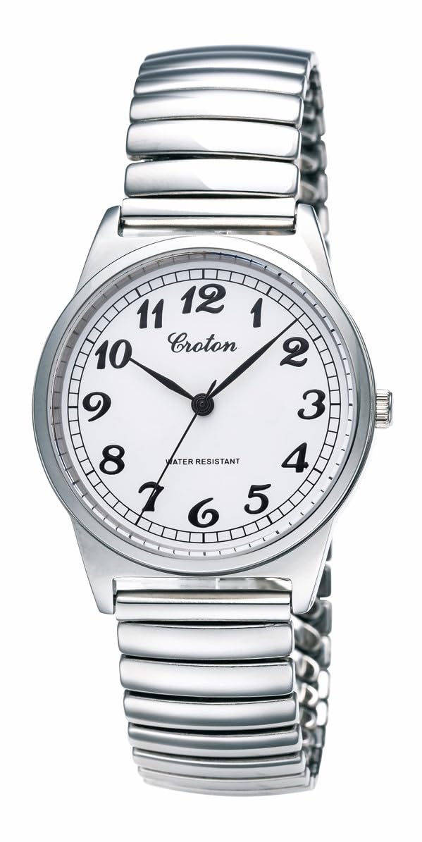 

Мужские серебристые часы Croton RT-178M-03 с тремя стрелками