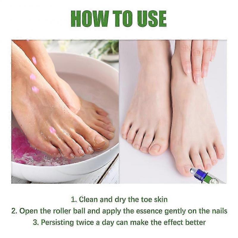 10ML Health Toenail Stick Roller Bead Onychomycosis Care Solution for Women Men