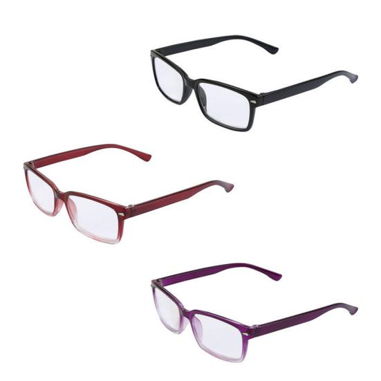 Classic Men Women Plastic Frame Reading Glasses 1.00 to 4.00 Elder Adult Glasses