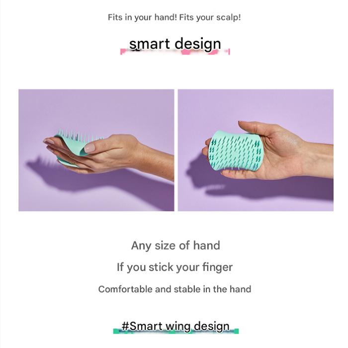 TANGLE TEEZER Scalp Massage Brush Onyx Black