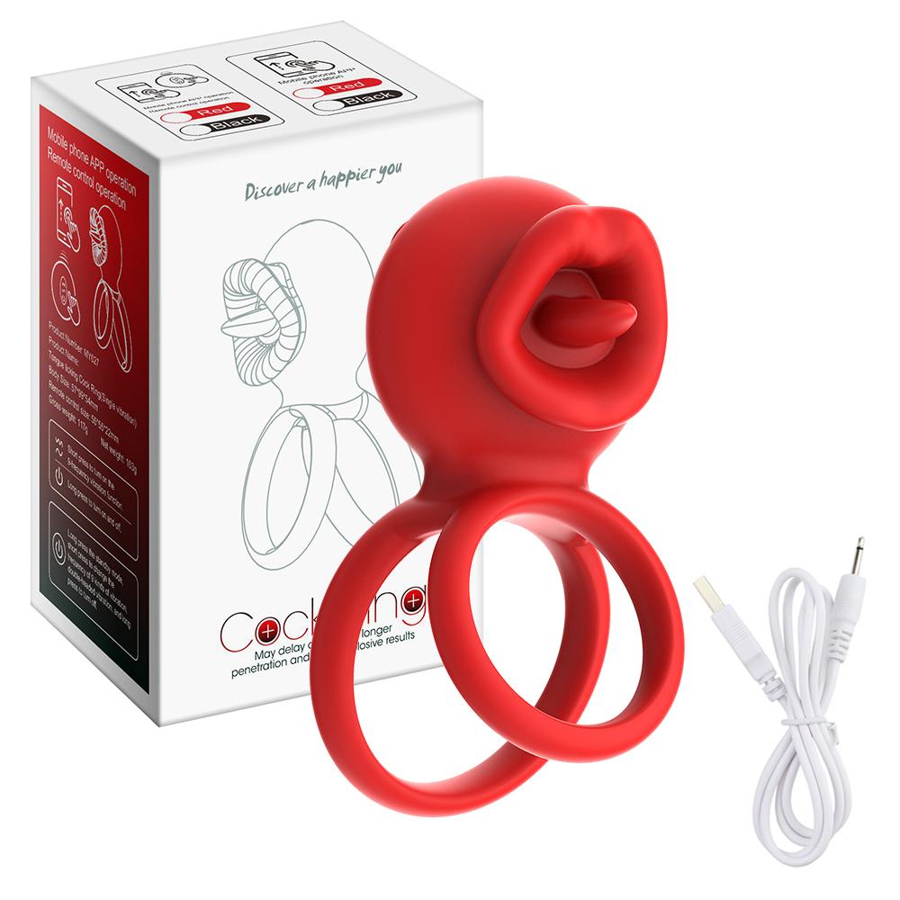 APP Control Penis Cock Ring Vibrator Penis Delayed Ejaculation Testicles Clit Nipple G Spot Stimulator Sex Toy for Couples 18+